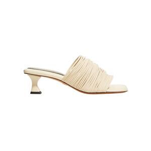 Proenza Schouler Sleek Natural Rolo Slide Sandals Size 9 B / 39 EU